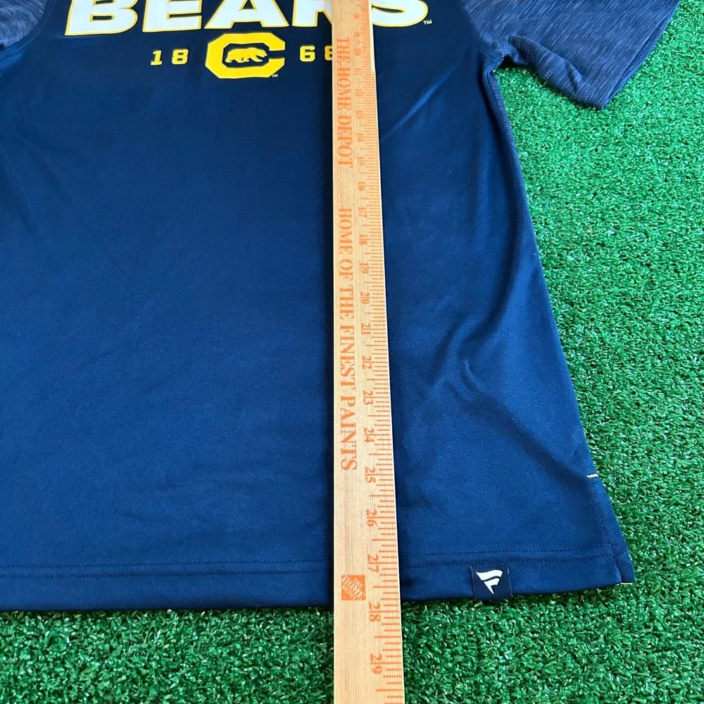 Fanatics Cal Berkeley Bears T-Shirt Performance‎ Tee Collegiate Mens Small Blue